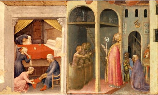 Peinture et théâtre médiéval: interférences iconographiques dans les Miracles de Saint Nicolas.